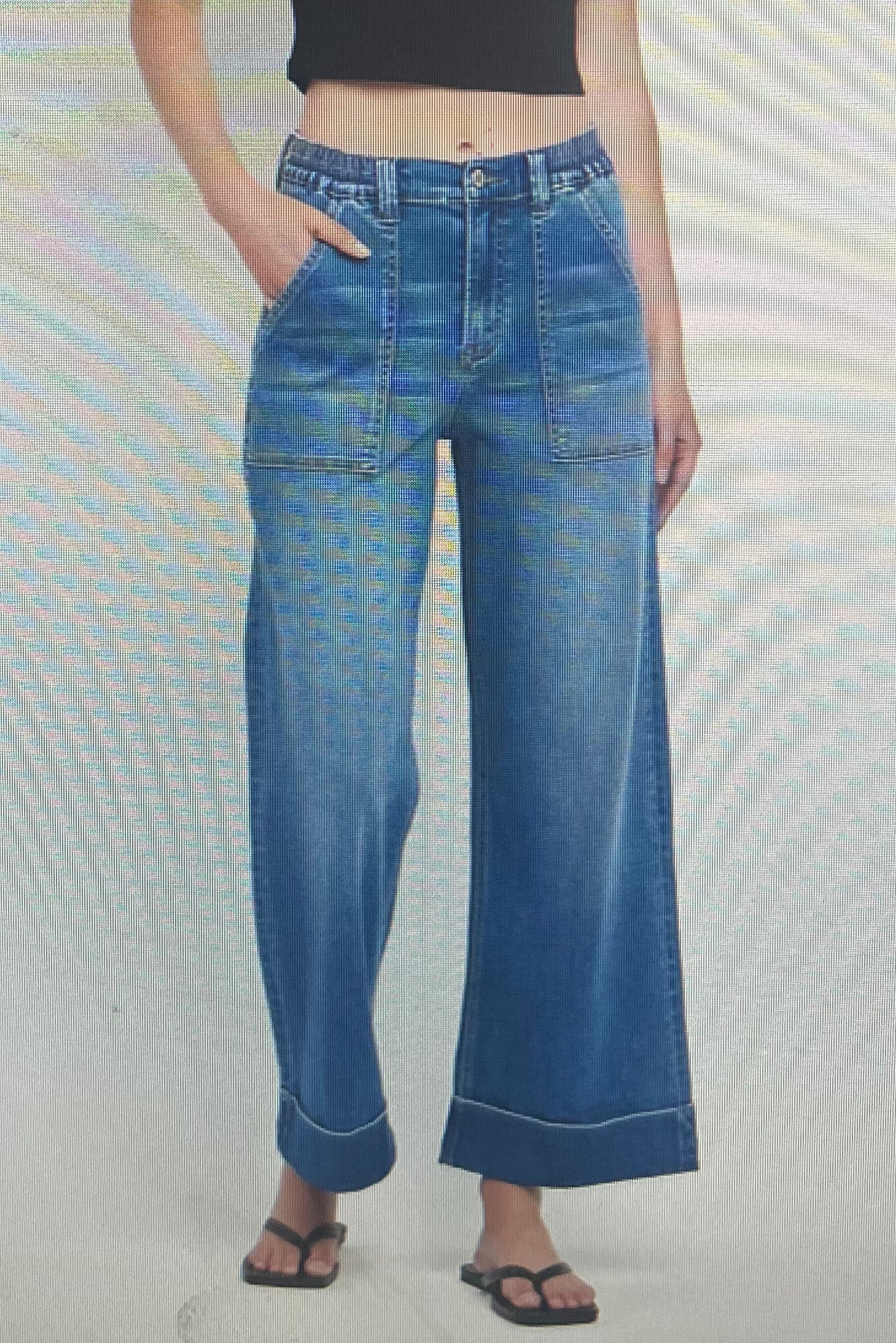 Super Soft Wide Leg Baggy Jean
