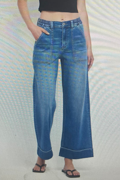 Super Soft Wide Leg Baggy Jean