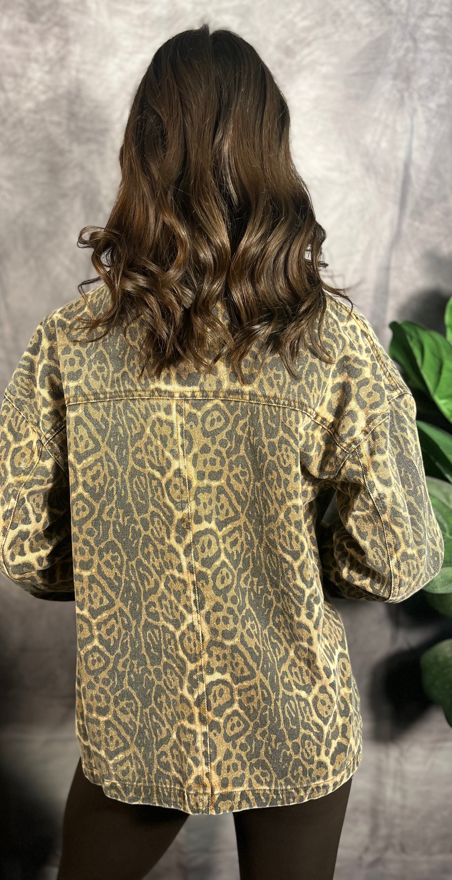 Leopard Print Barn Jacket