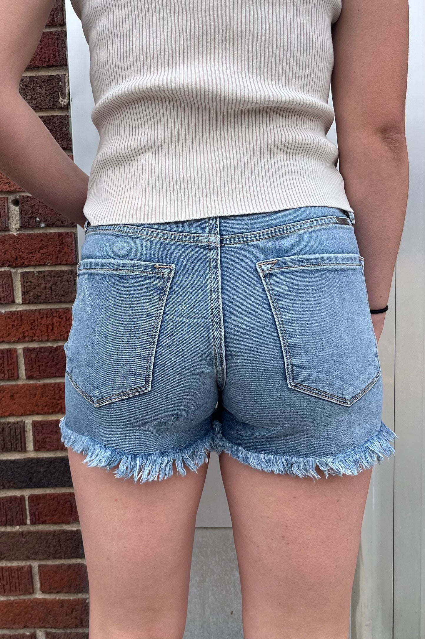 High Rise Mom Short