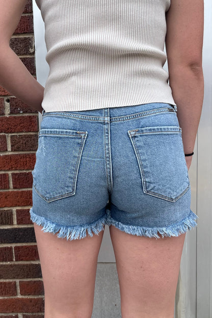 High Rise Mom Short