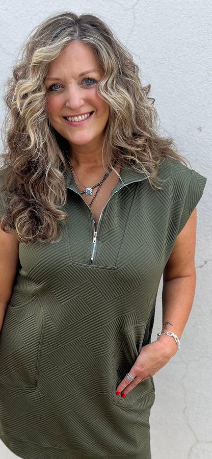 Loose Straight Pocket Dress