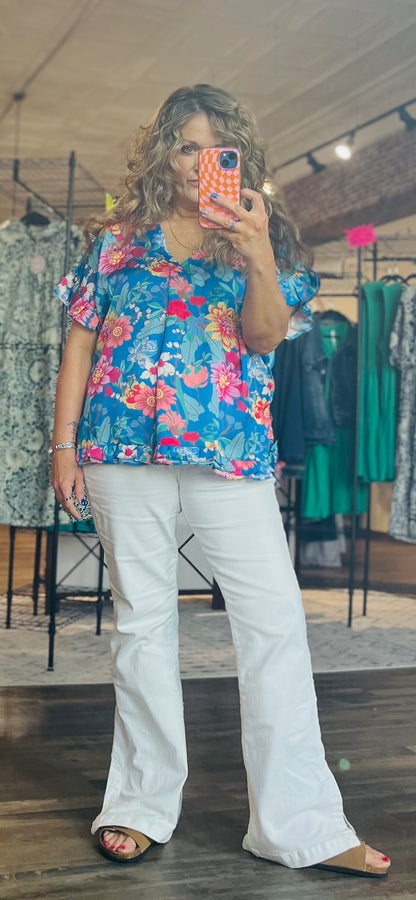 Cobalt Mix Top