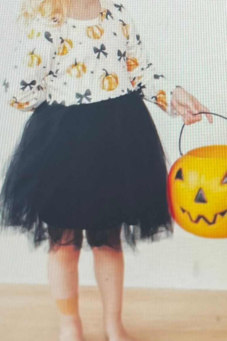 Pretty in Pumpkin Tutu Dress