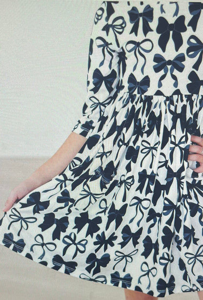 Perfectly Tied Twirl Dress