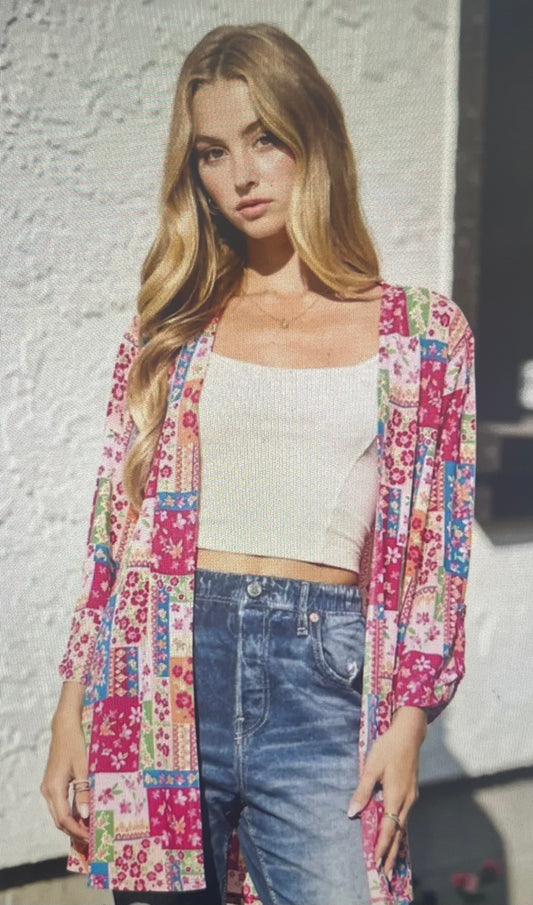 Open Front Summer Cardigan PLUS