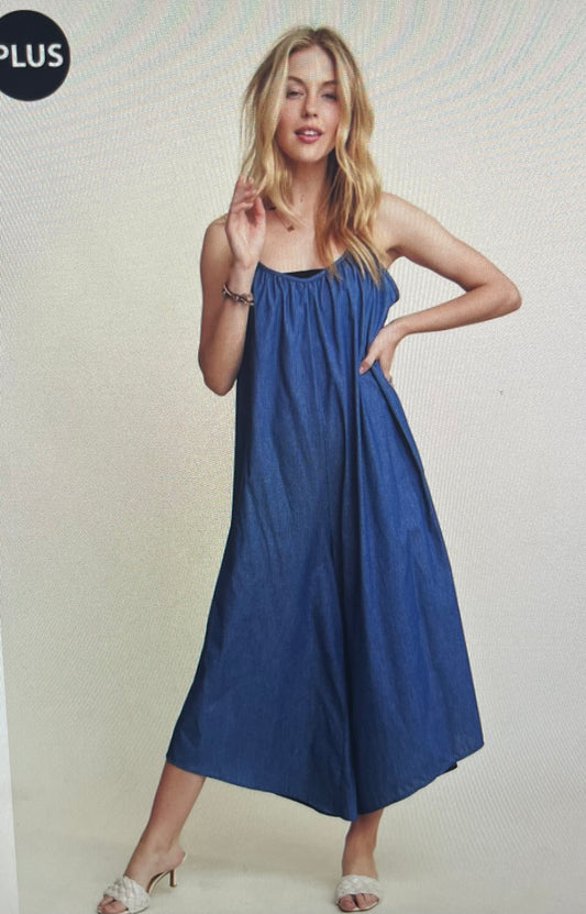 Wide Leg Cami Jumpsuit PLUS