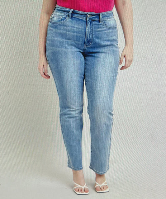 Judy Blue 90's Straight Dad Jean - Plus