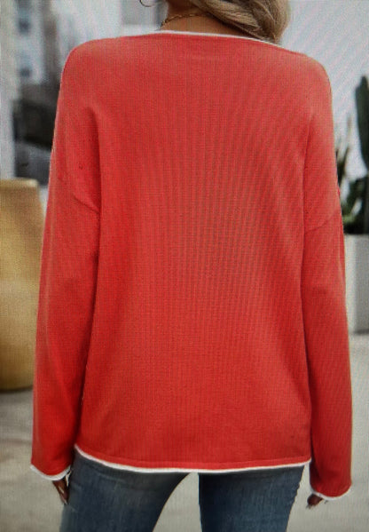 Coral Core Spun Sweater