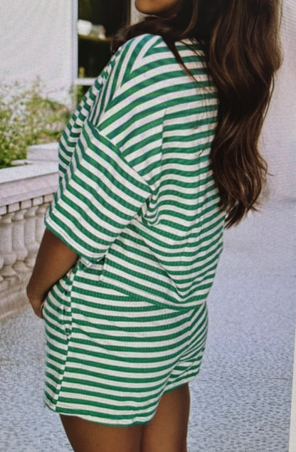 Casual Terry Short Set