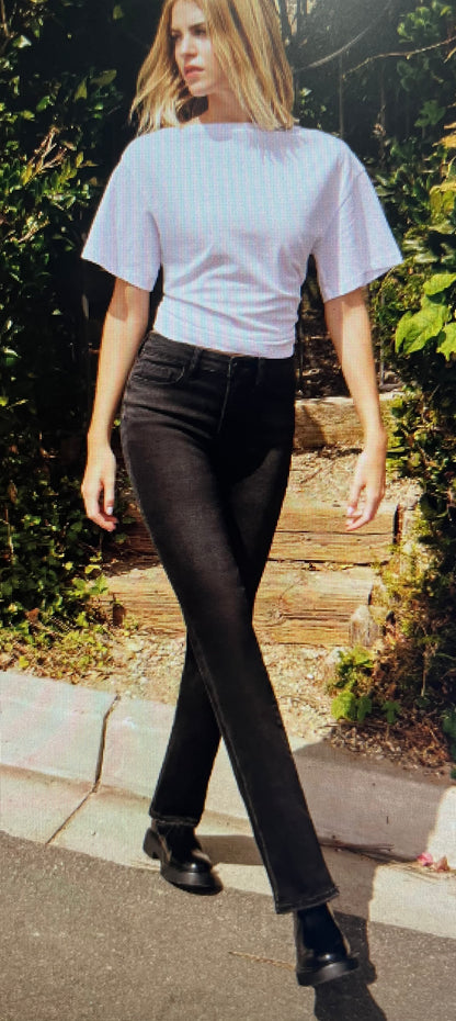 High Rise Black Bootcut Jean