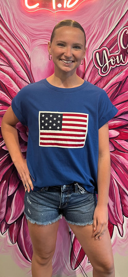 USA Patch Tee