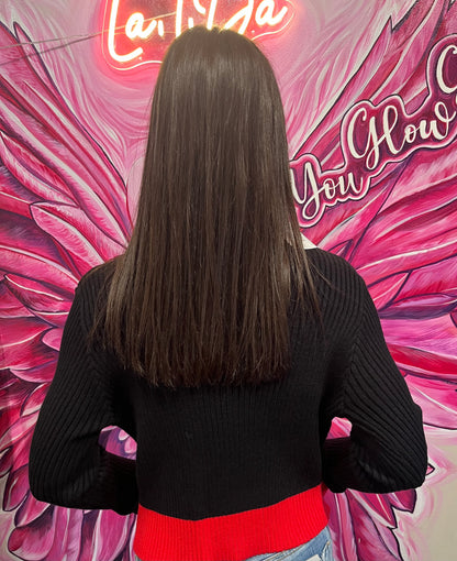 Be Mine Ribbed Sweater Top