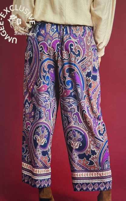 Purple Mix Boho Pant