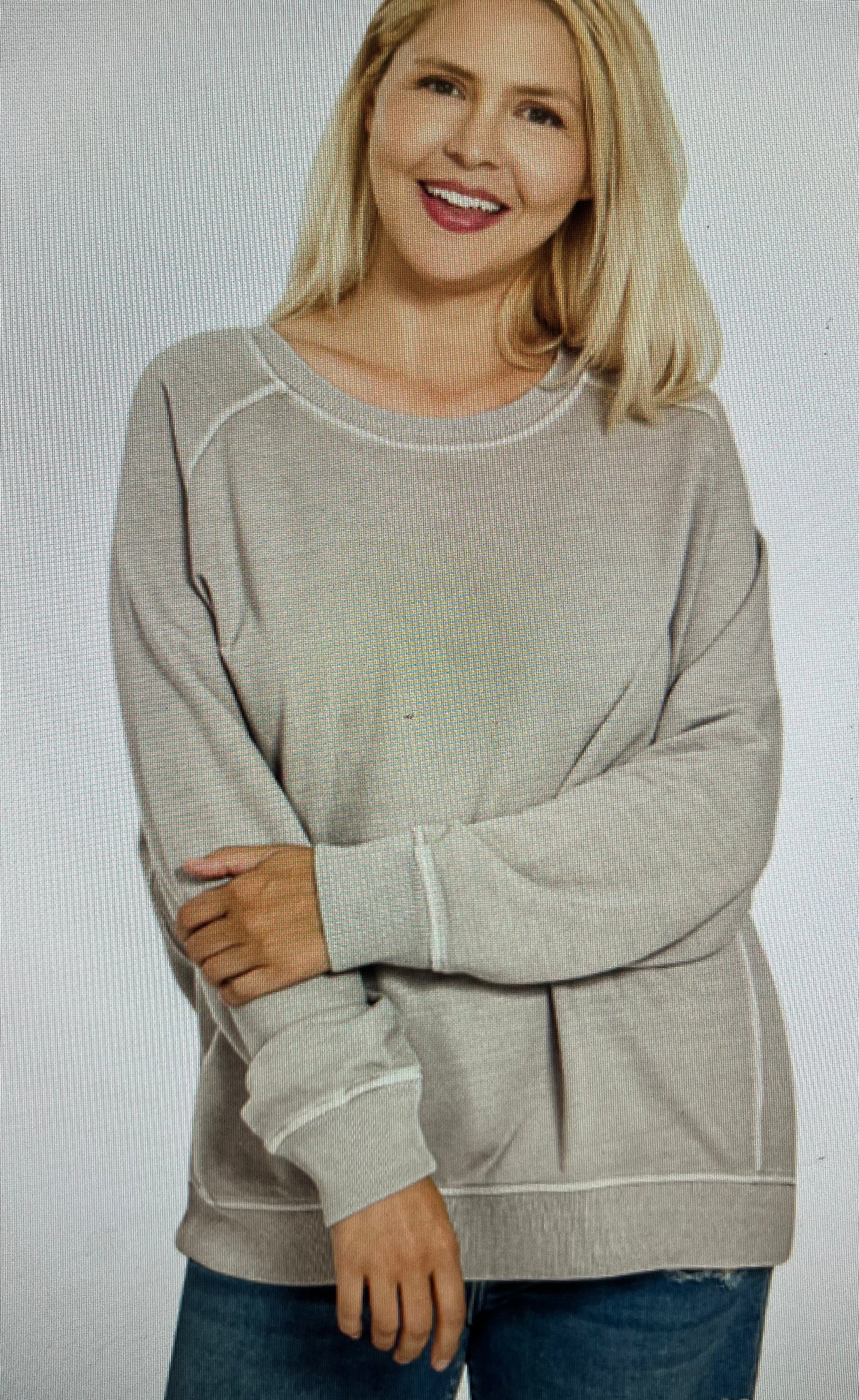 Plus French Terry Pigment Dye Pullover