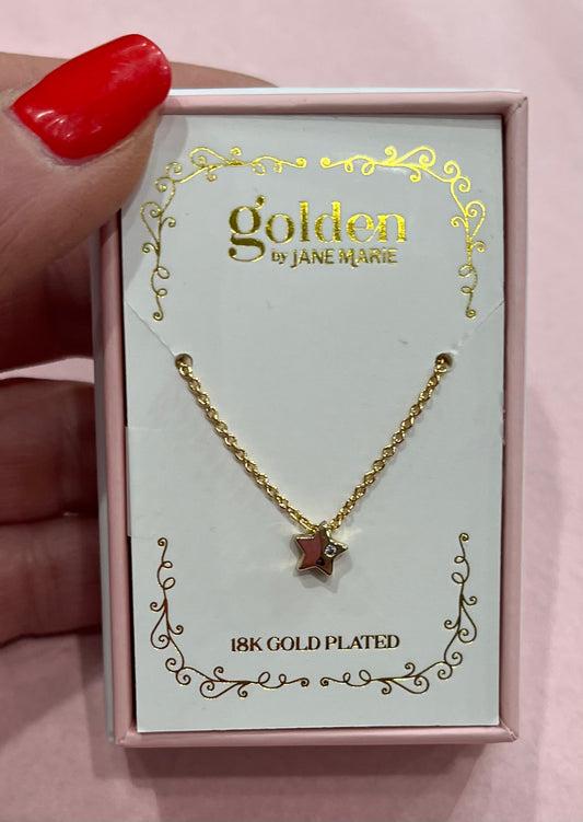 Kids Gold Star Necklace