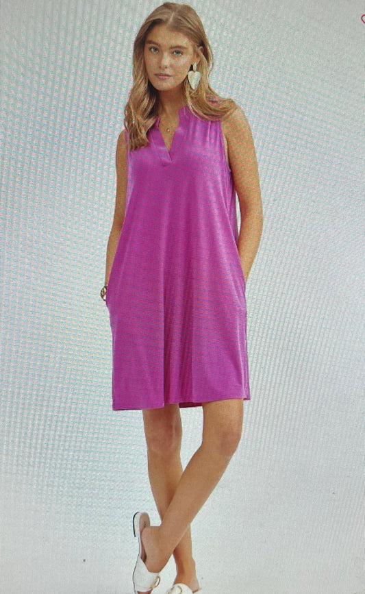 Hot Pink Lizzy Dress