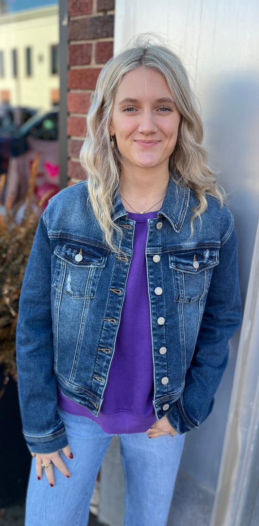 Judy Blue Classic Destroy Jacket