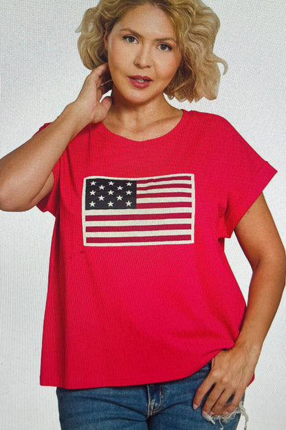USA Patch Tee PLUS