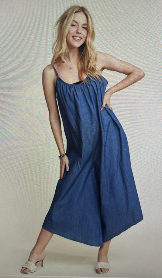 Wide Leg Cami Jumpsuit