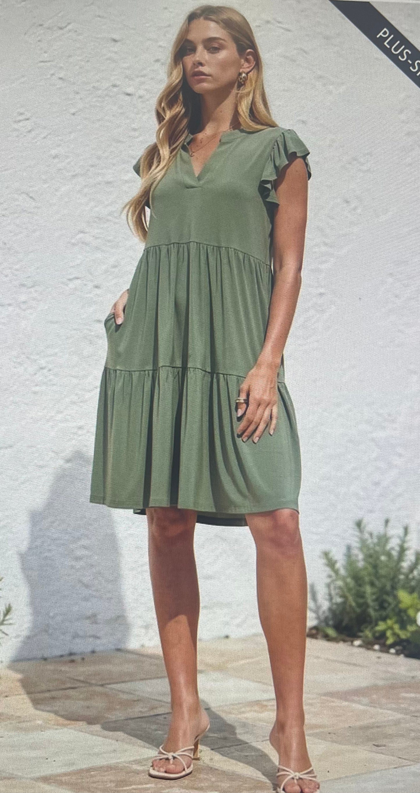 Flutter Forever Dress PLUS