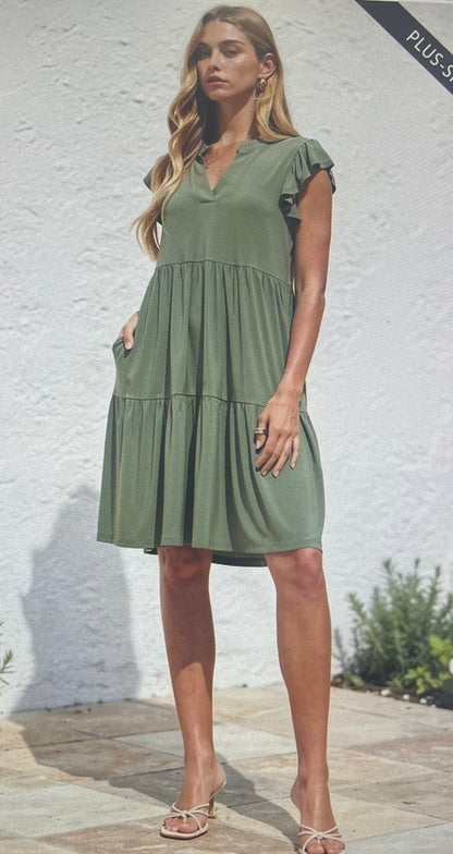 Flutter Forever Dress PLUS