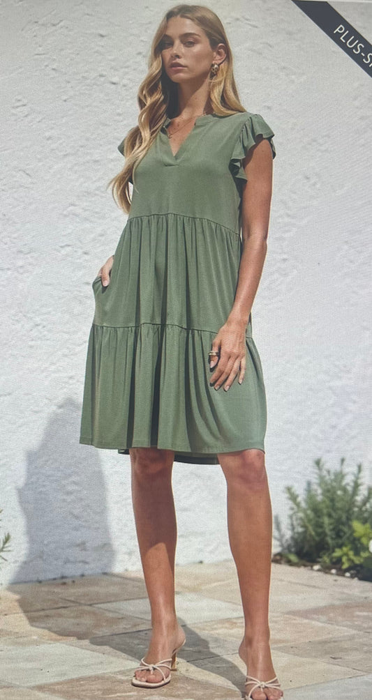Flutter Forever Dress PLUS