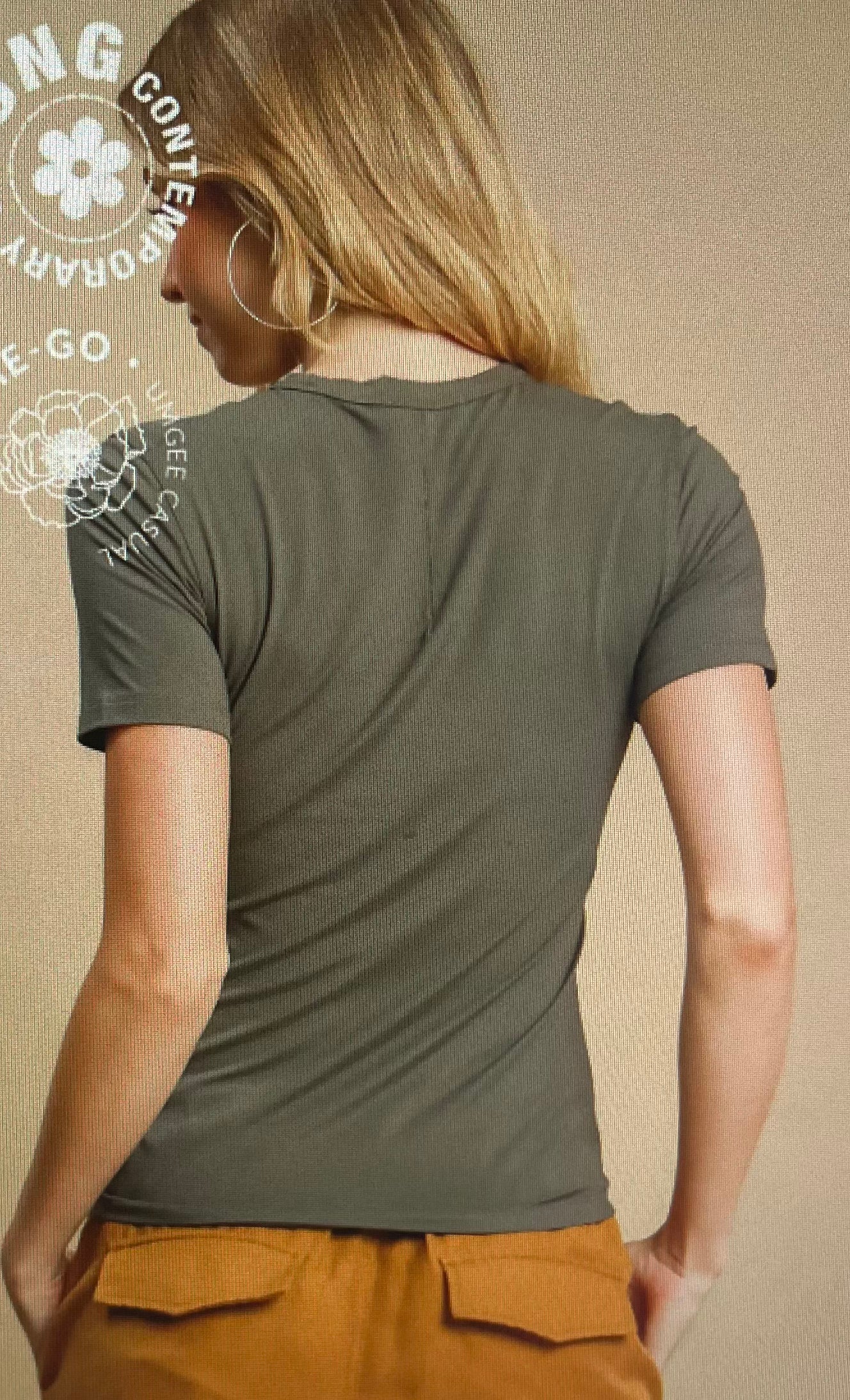 Olive Second Skin Tee