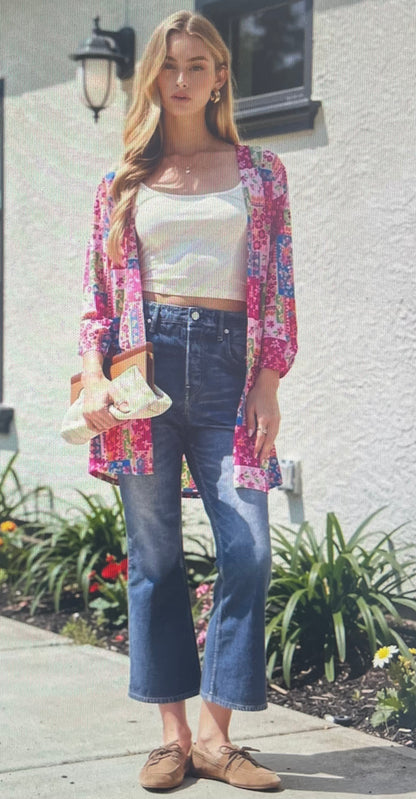 Open Front Summer Cardigan PLUS