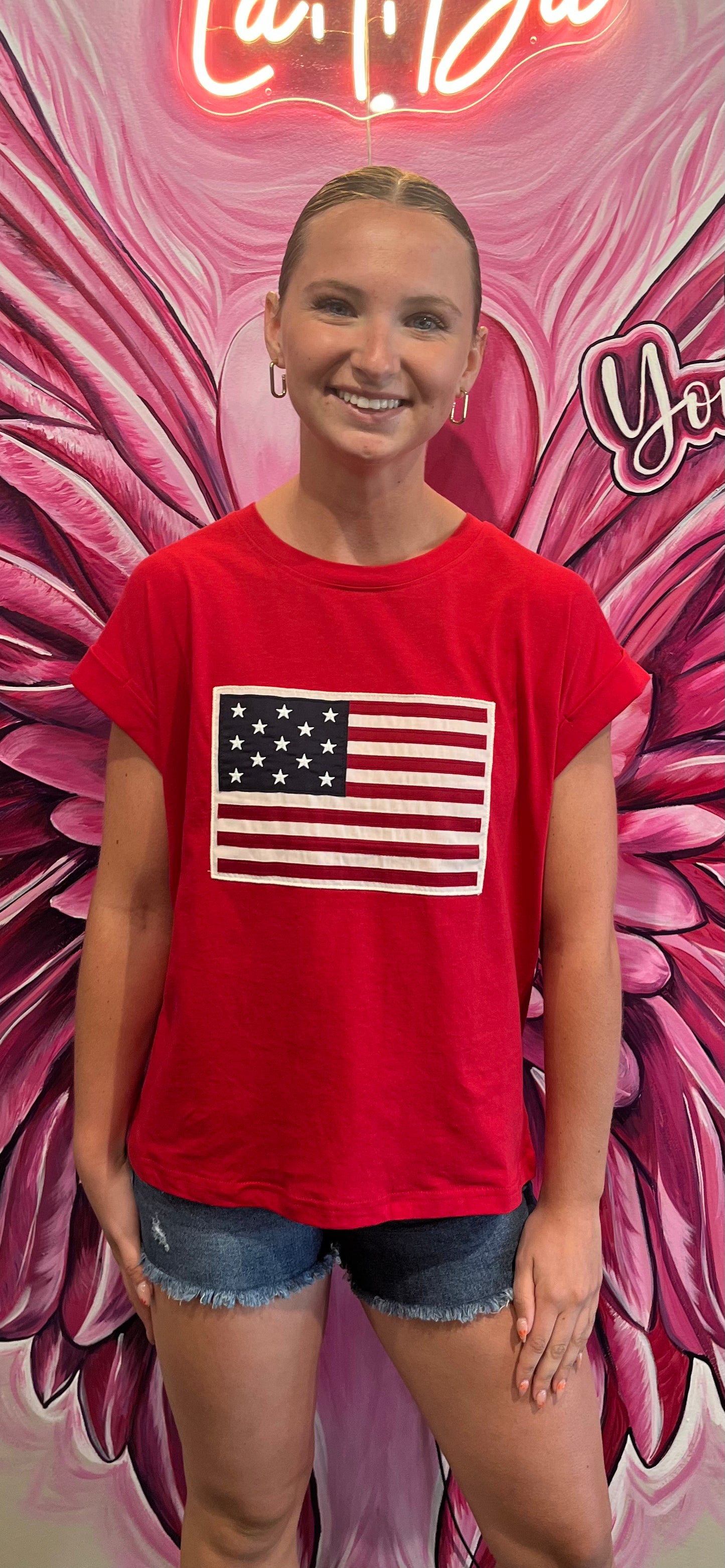 USA Patch Tee