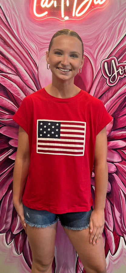 USA Patch Tee