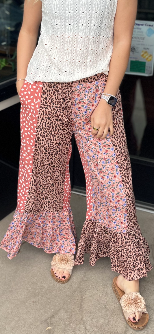 Salmon Mix Flow Pant