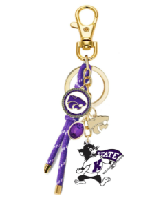 KSU Wildcats Bag Charm