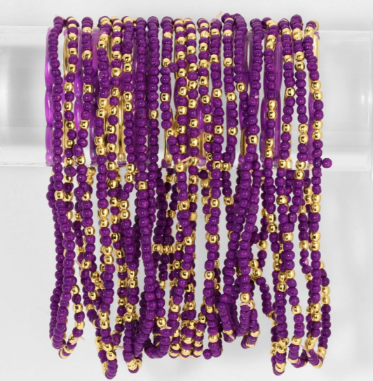 Bracelets - Set/24 Purple