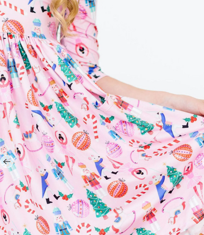 Sugarplum Fairy Pocket Twirl Dress