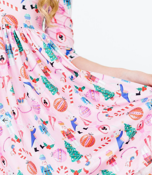 Sugarplum Fairy Pocket Twirl Dress