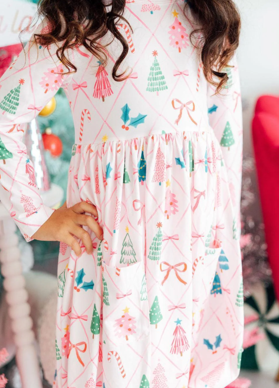 Very Merry Pocket Twirl Dress