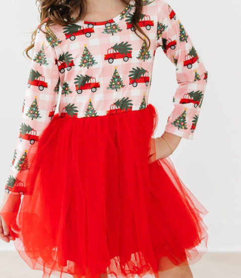 Christmas Tree Farm Tutu Dress