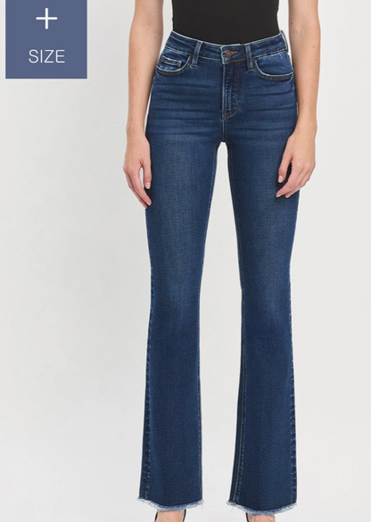 Plus Size Tummy Control High Rise Bootcut