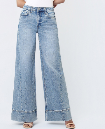 High-Rise Extreme Wide Jeans