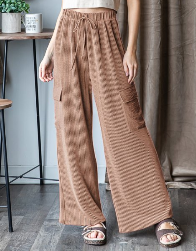 Urban Ribbed Casual Pants