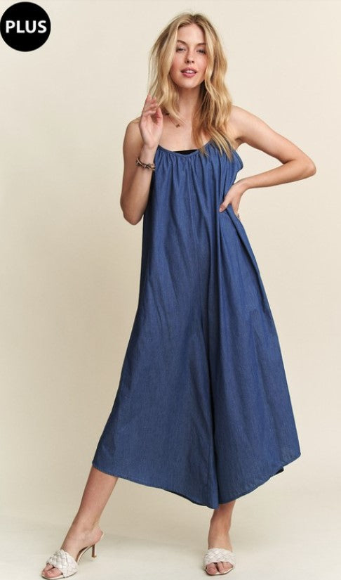 Wide Leg Cami Jumpsuit PLUS