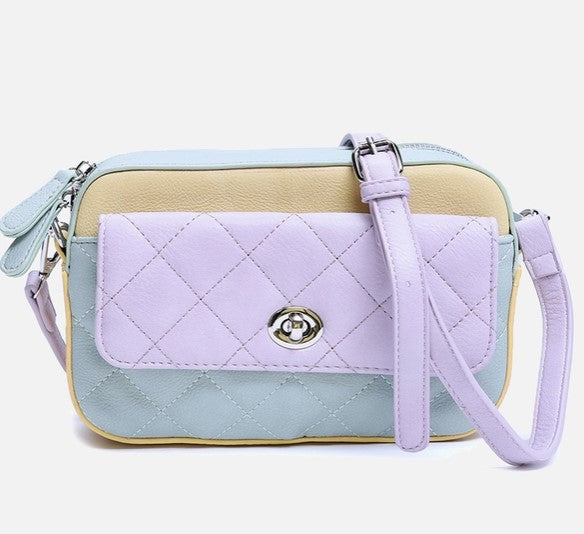 Marnie Quilted Tricolor Crossbody