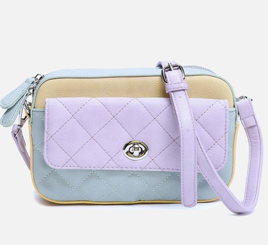 Marnie Quilted Tricolor Crossbody