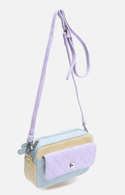 Marnie Quilted Tricolor Crossbody