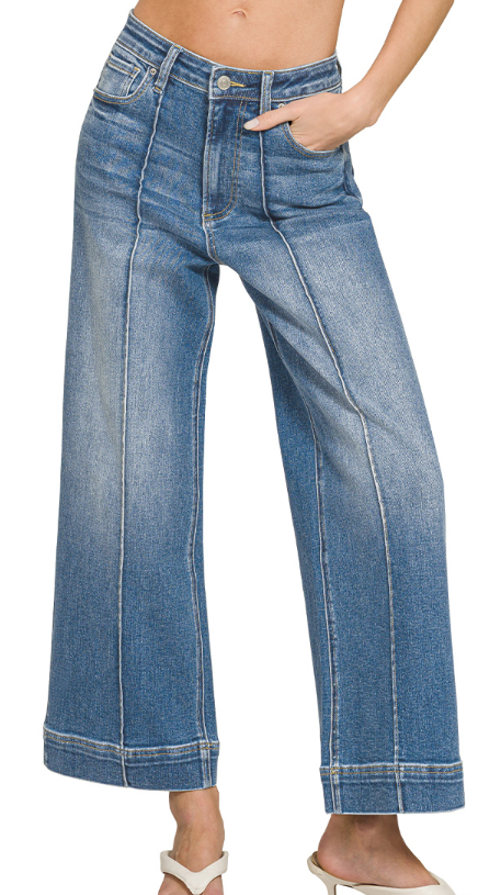 HR Pintuck Denim Jean