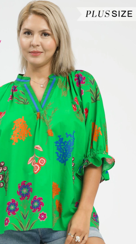 Island Green Mix Top PLUS