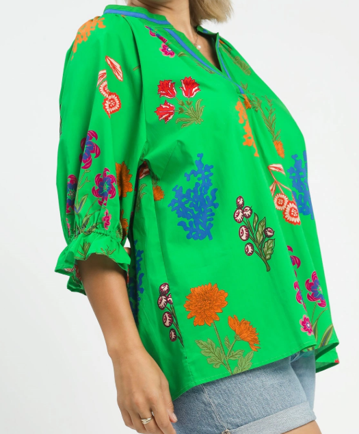 Island Green Mix Top PLUS