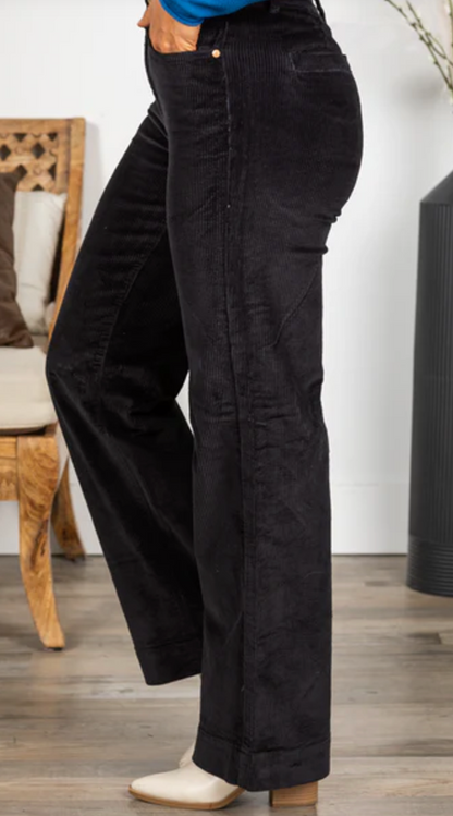 Judy Blue High Waist Wide Leg Trouser