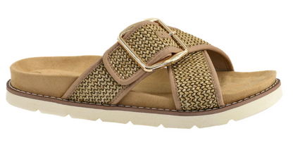 Booked Out Tan Sandal